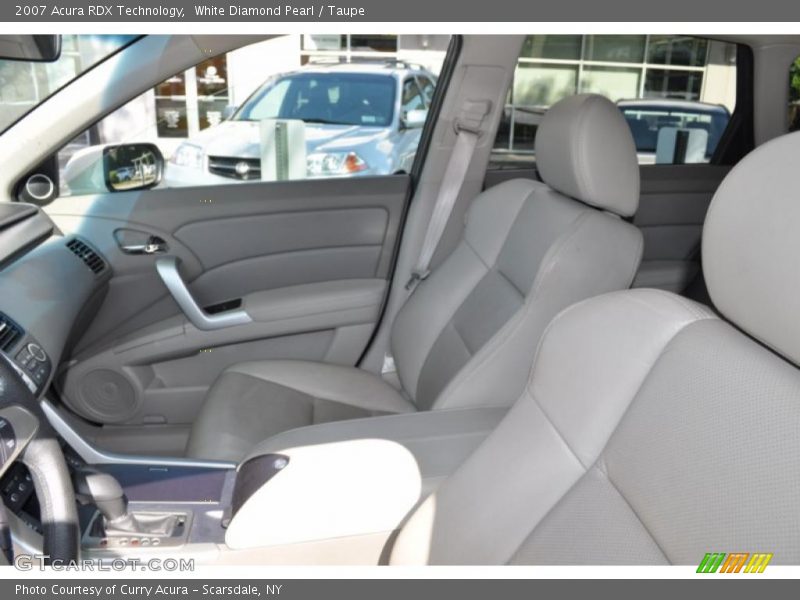 White Diamond Pearl / Taupe 2007 Acura RDX Technology