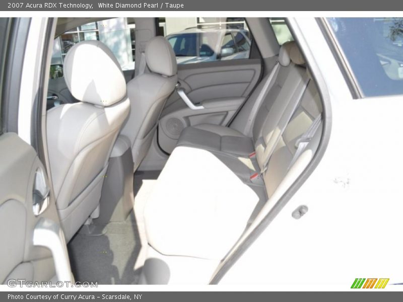 White Diamond Pearl / Taupe 2007 Acura RDX Technology