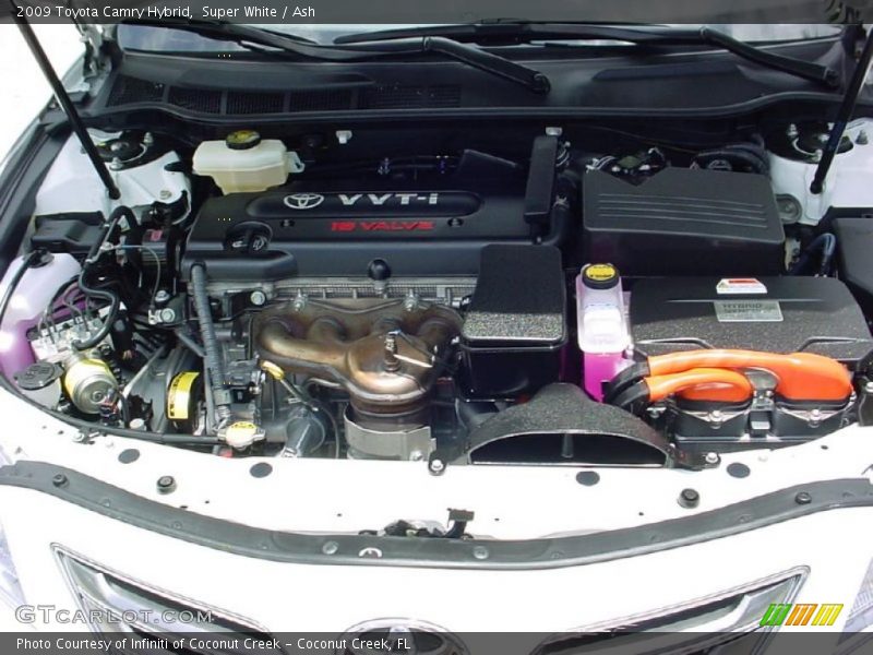 Super White / Ash 2009 Toyota Camry Hybrid