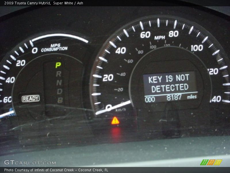 Super White / Ash 2009 Toyota Camry Hybrid