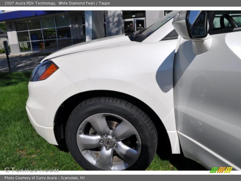 White Diamond Pearl / Taupe 2007 Acura RDX Technology