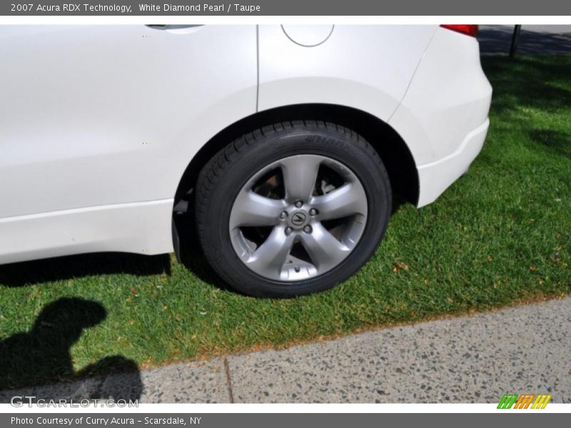White Diamond Pearl / Taupe 2007 Acura RDX Technology