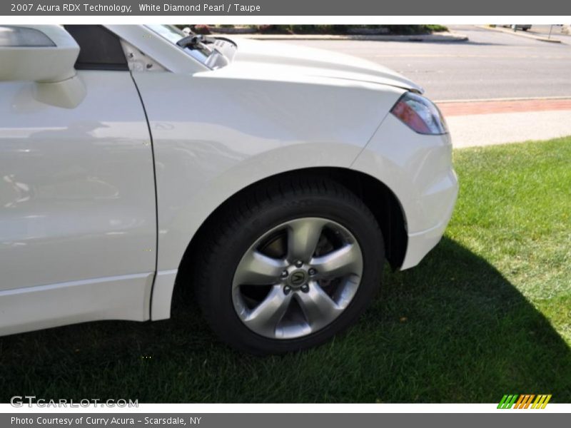 White Diamond Pearl / Taupe 2007 Acura RDX Technology