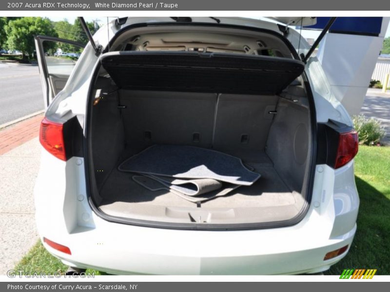 White Diamond Pearl / Taupe 2007 Acura RDX Technology
