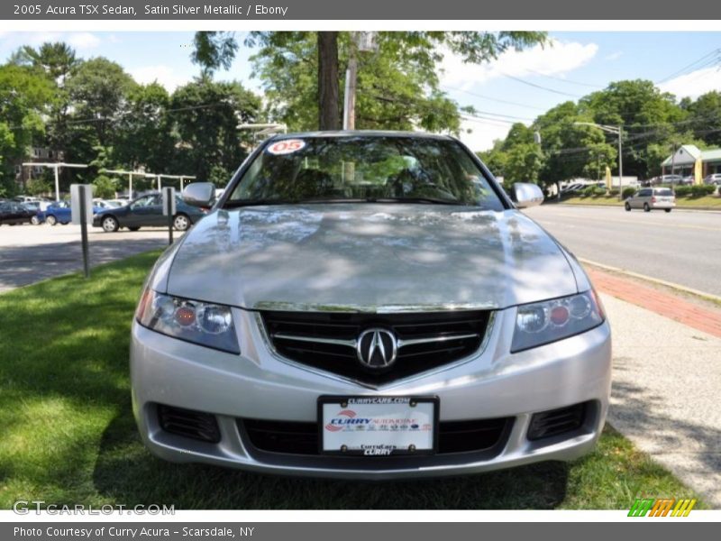 Satin Silver Metallic / Ebony 2005 Acura TSX Sedan