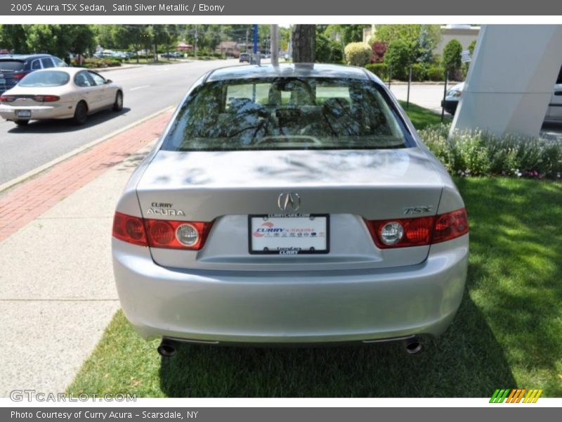 Satin Silver Metallic / Ebony 2005 Acura TSX Sedan