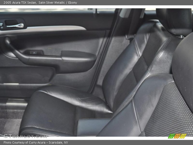 Satin Silver Metallic / Ebony 2005 Acura TSX Sedan