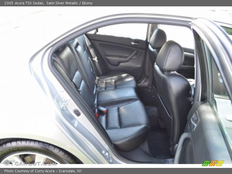 Satin Silver Metallic / Ebony 2005 Acura TSX Sedan