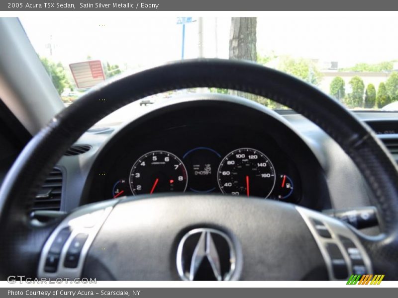 Satin Silver Metallic / Ebony 2005 Acura TSX Sedan