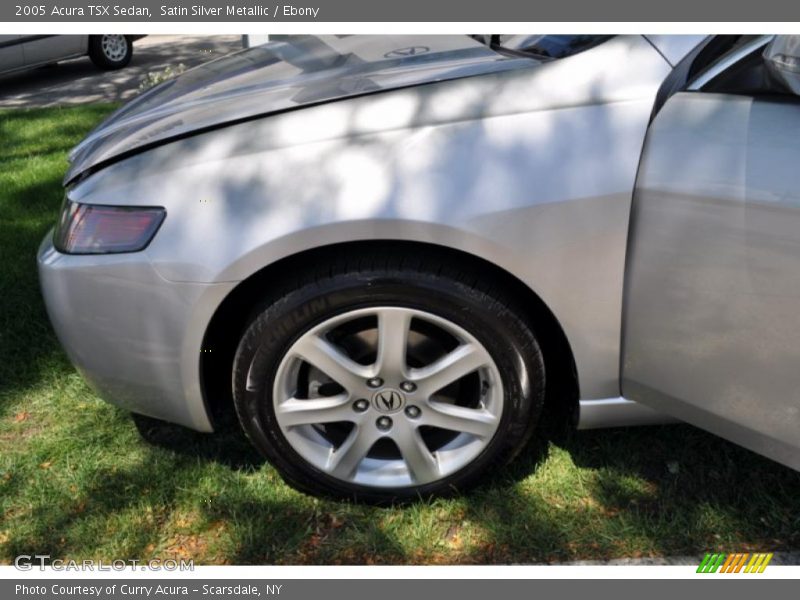 Satin Silver Metallic / Ebony 2005 Acura TSX Sedan