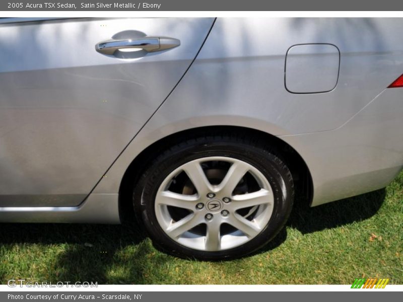 Satin Silver Metallic / Ebony 2005 Acura TSX Sedan