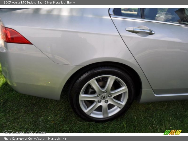 Satin Silver Metallic / Ebony 2005 Acura TSX Sedan