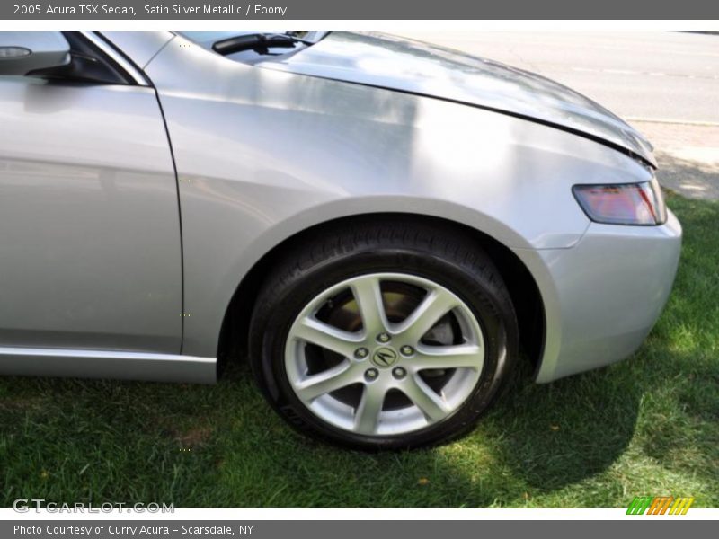 Satin Silver Metallic / Ebony 2005 Acura TSX Sedan
