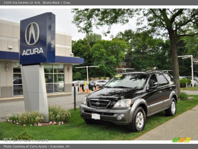 Ebony Black / Gray 2006 Kia Sorento LX 4x4