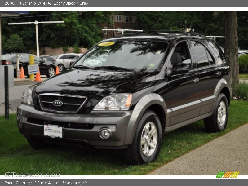 Ebony Black / Gray 2006 Kia Sorento LX 4x4