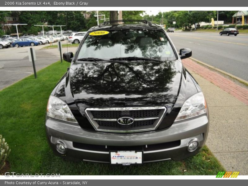 Ebony Black / Gray 2006 Kia Sorento LX 4x4