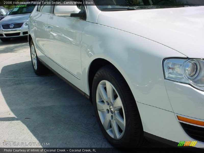 Candy White / Black 2008 Volkswagen Passat Turbo Sedan