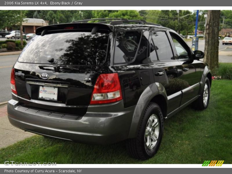 Ebony Black / Gray 2006 Kia Sorento LX 4x4