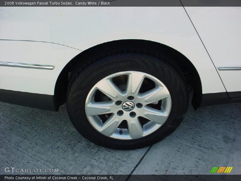 Candy White / Black 2008 Volkswagen Passat Turbo Sedan