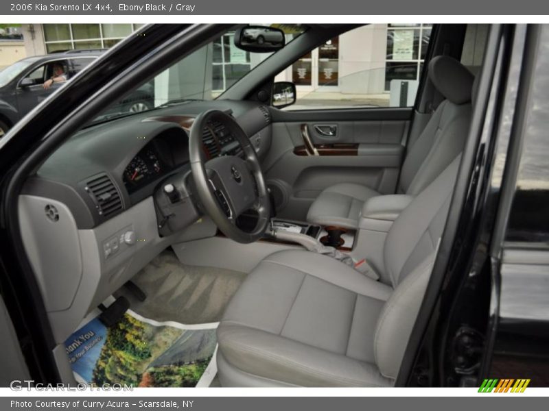 Ebony Black / Gray 2006 Kia Sorento LX 4x4