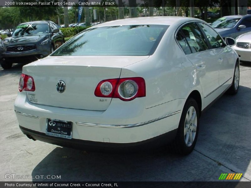 Candy White / Black 2008 Volkswagen Passat Turbo Sedan