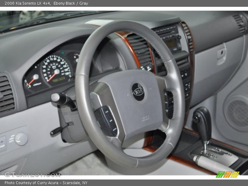 Ebony Black / Gray 2006 Kia Sorento LX 4x4