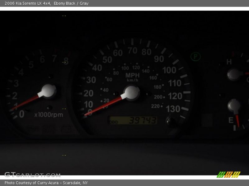 Ebony Black / Gray 2006 Kia Sorento LX 4x4