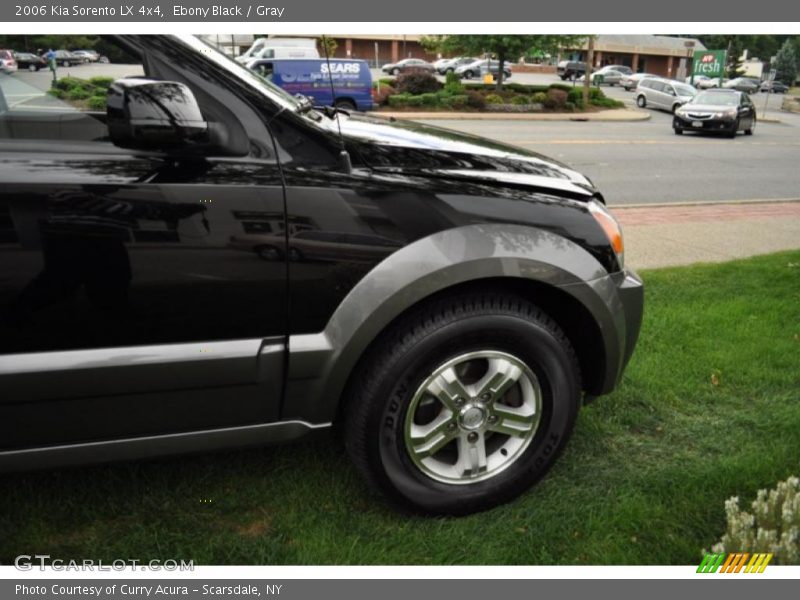 Ebony Black / Gray 2006 Kia Sorento LX 4x4
