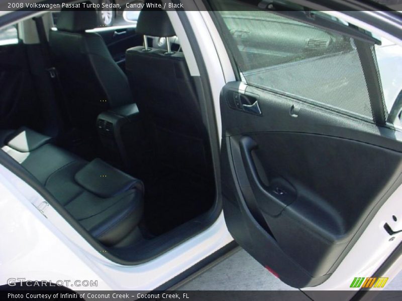 Candy White / Black 2008 Volkswagen Passat Turbo Sedan