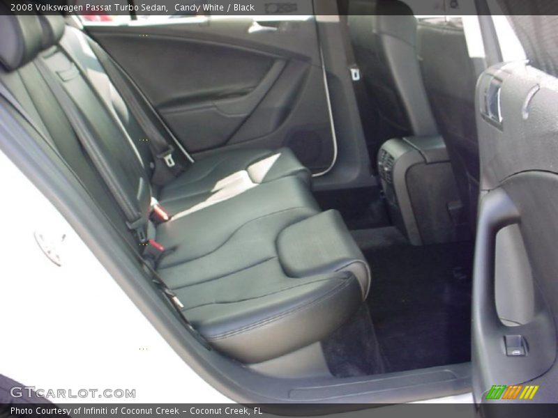 Candy White / Black 2008 Volkswagen Passat Turbo Sedan