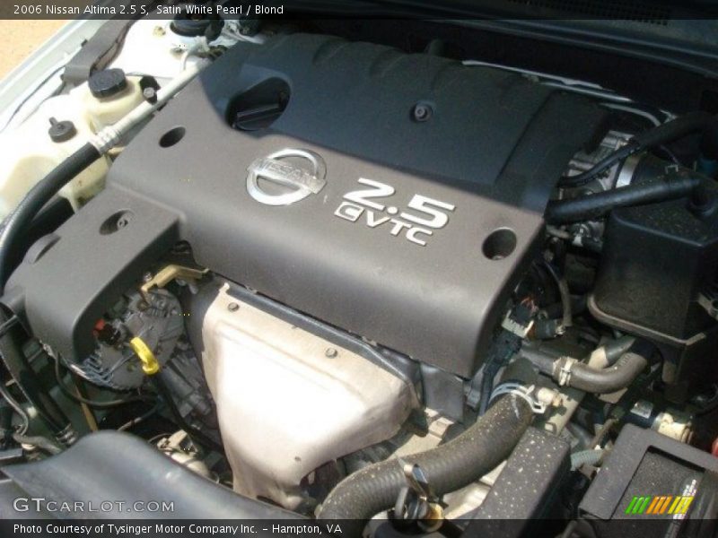 Satin White Pearl / Blond 2006 Nissan Altima 2.5 S