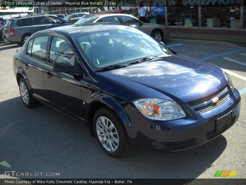 Imperial Blue Metallic / Gray 2010 Chevrolet Cobalt LS Sedan