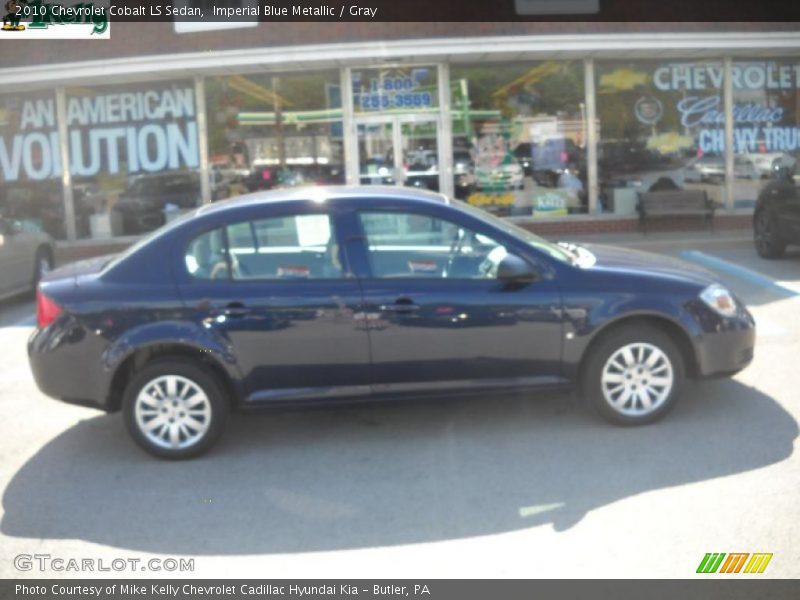 Imperial Blue Metallic / Gray 2010 Chevrolet Cobalt LS Sedan