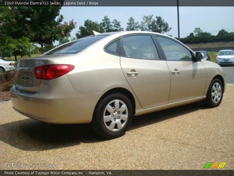 Laguna Sand / Beige 2009 Hyundai Elantra GLS Sedan