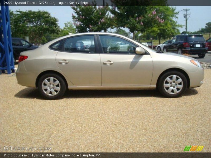 Laguna Sand / Beige 2009 Hyundai Elantra GLS Sedan