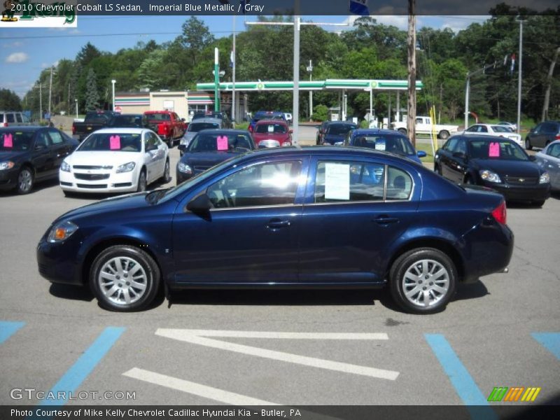 Imperial Blue Metallic / Gray 2010 Chevrolet Cobalt LS Sedan