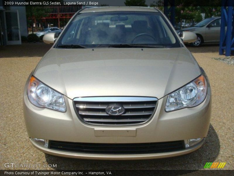 Laguna Sand / Beige 2009 Hyundai Elantra GLS Sedan