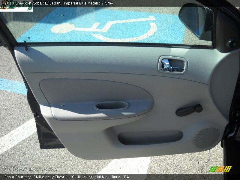 Imperial Blue Metallic / Gray 2010 Chevrolet Cobalt LS Sedan
