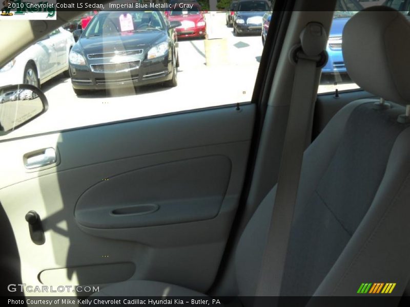 Imperial Blue Metallic / Gray 2010 Chevrolet Cobalt LS Sedan