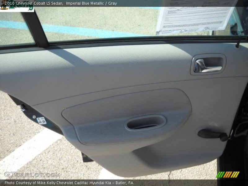 Imperial Blue Metallic / Gray 2010 Chevrolet Cobalt LS Sedan