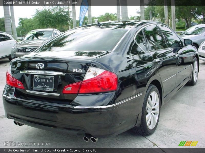 Black Obsidian / Stone 2008 Infiniti M 35 Sedan