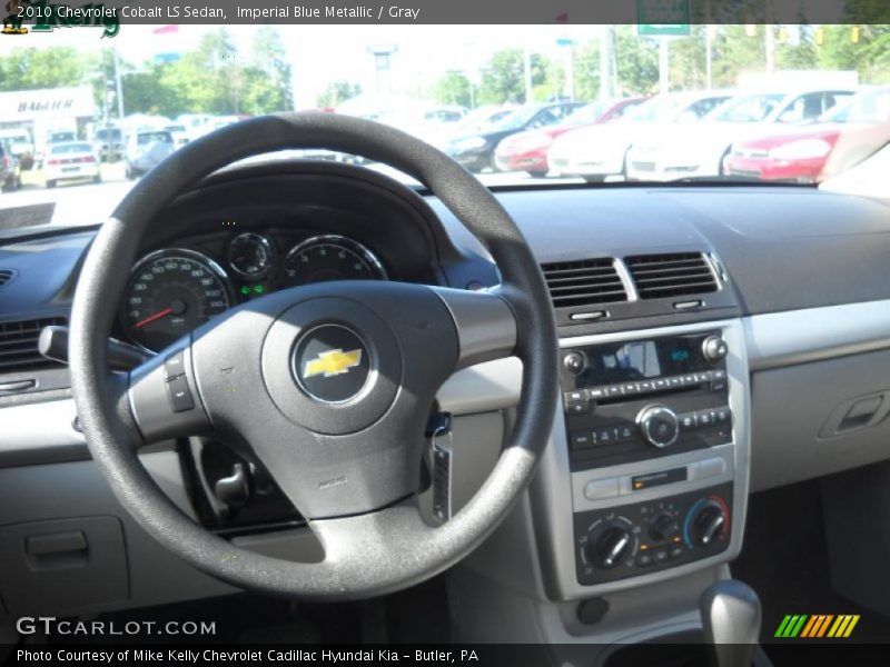 Imperial Blue Metallic / Gray 2010 Chevrolet Cobalt LS Sedan