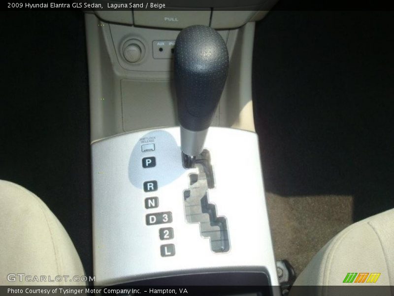 Laguna Sand / Beige 2009 Hyundai Elantra GLS Sedan