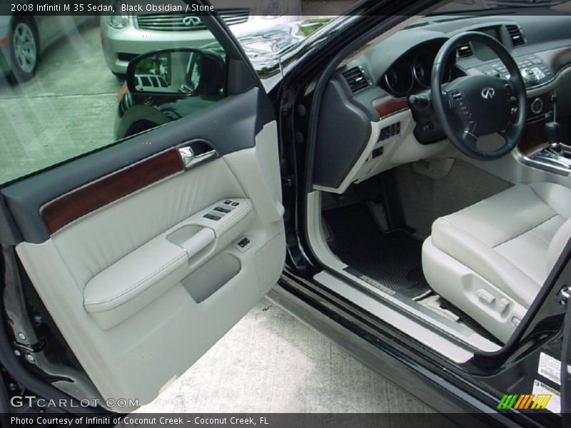Black Obsidian / Stone 2008 Infiniti M 35 Sedan