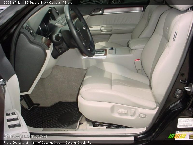 Black Obsidian / Stone 2008 Infiniti M 35 Sedan