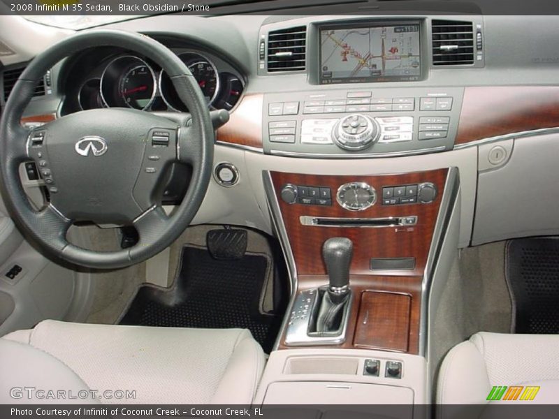 Black Obsidian / Stone 2008 Infiniti M 35 Sedan