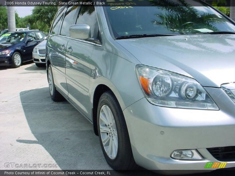 Slate Green Metallic / Black 2006 Honda Odyssey Touring