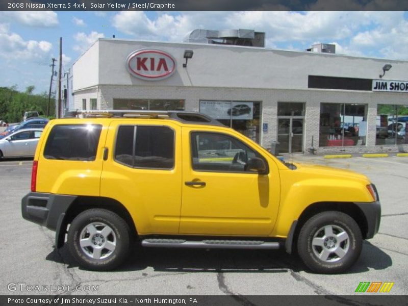 Solar Yellow / Steel/Graphite 2008 Nissan Xterra S 4x4
