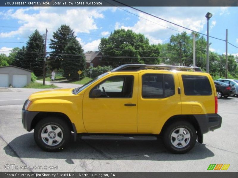 Solar Yellow / Steel/Graphite 2008 Nissan Xterra S 4x4