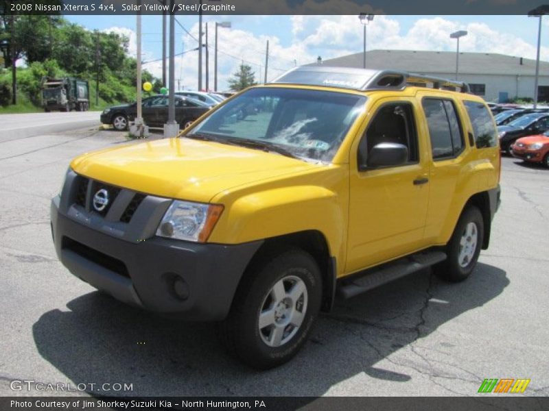 Solar Yellow / Steel/Graphite 2008 Nissan Xterra S 4x4